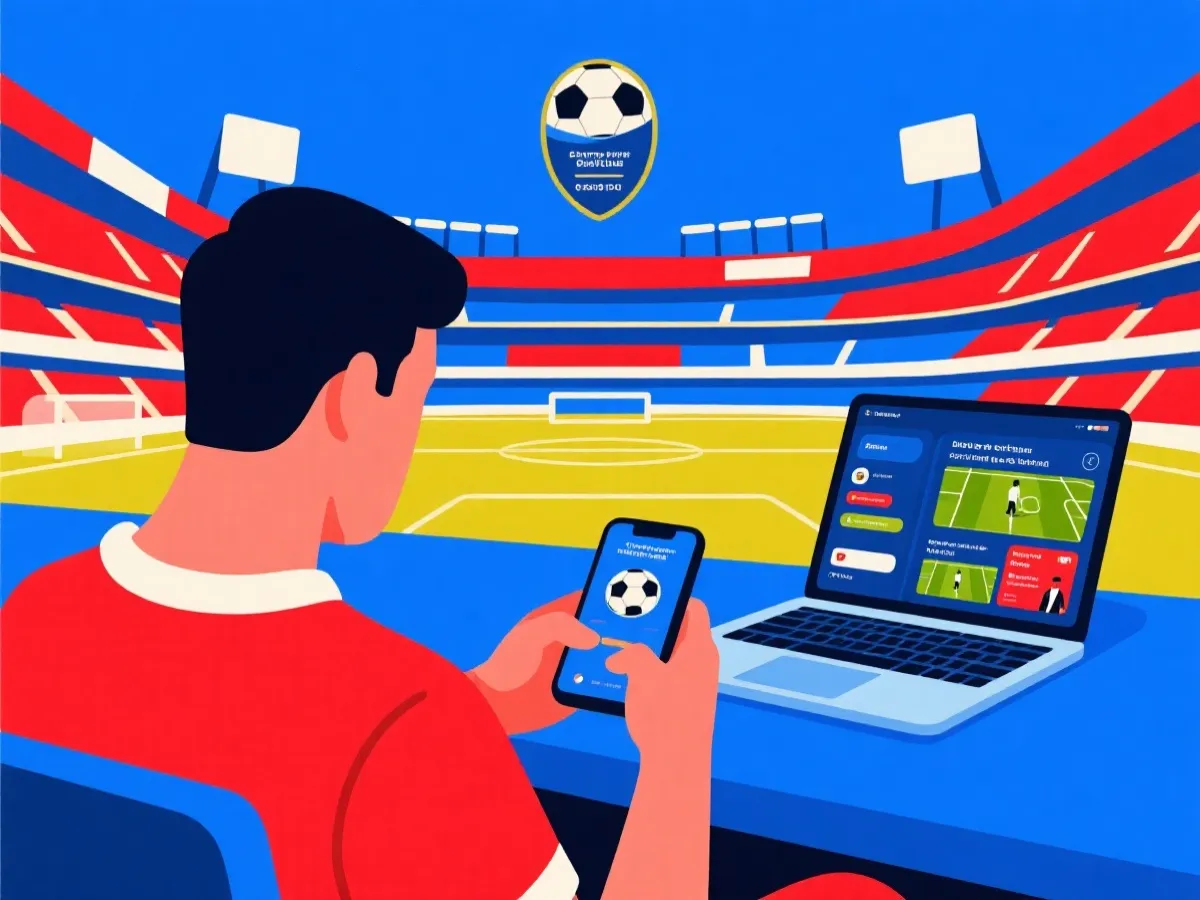 2026世界盃即時比分網 官方入口與授權平台指引示意圖