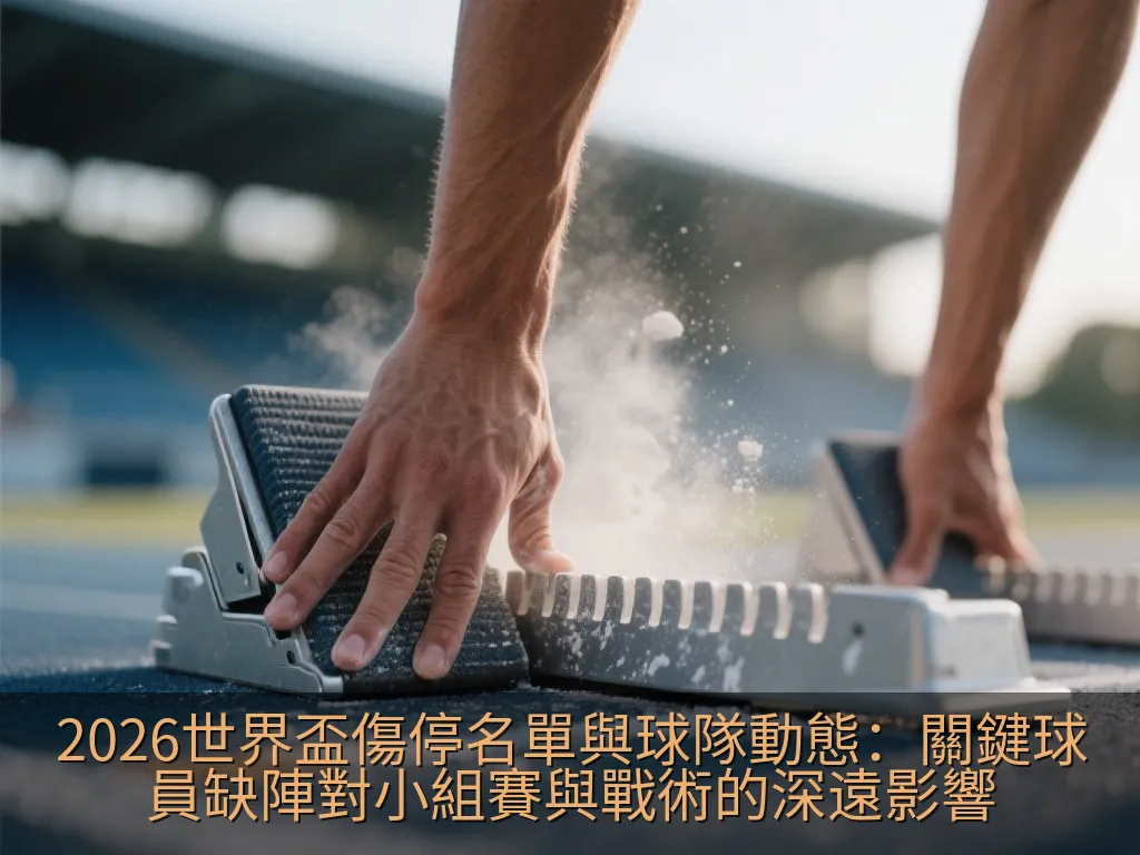 2026世界盃傷停名單與球隊動態：關鍵球員缺陣對小組賽與戰術的深遠影響
